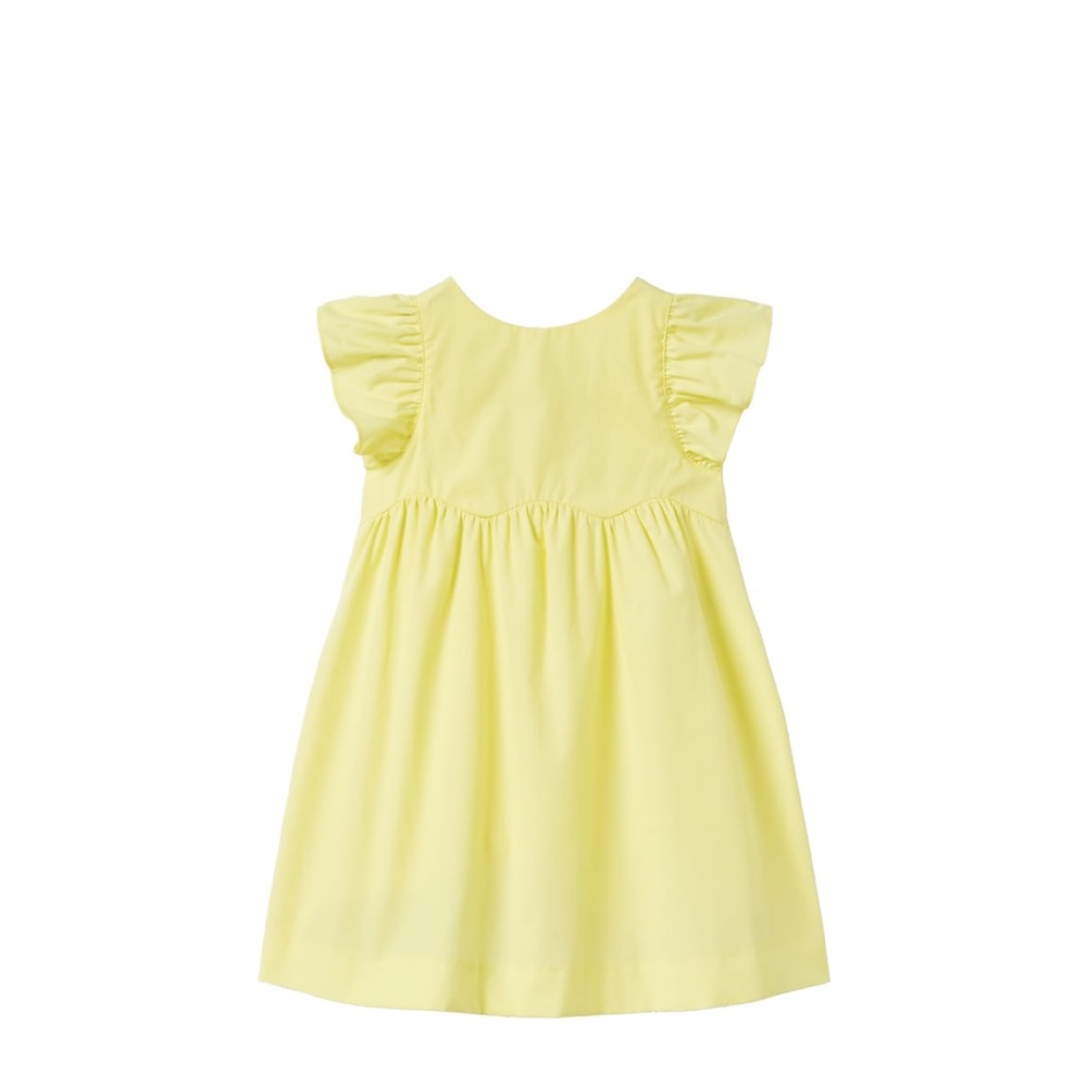 Toddler, Zara, yellow Poplin dress